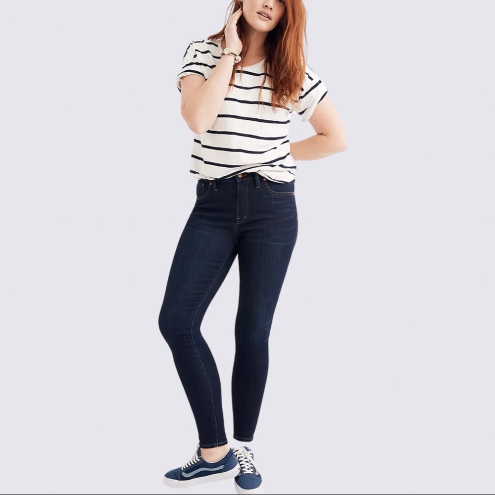 MADEWELL Tencel Denim Edition 9” High-Rise Skinny Jeans | 25